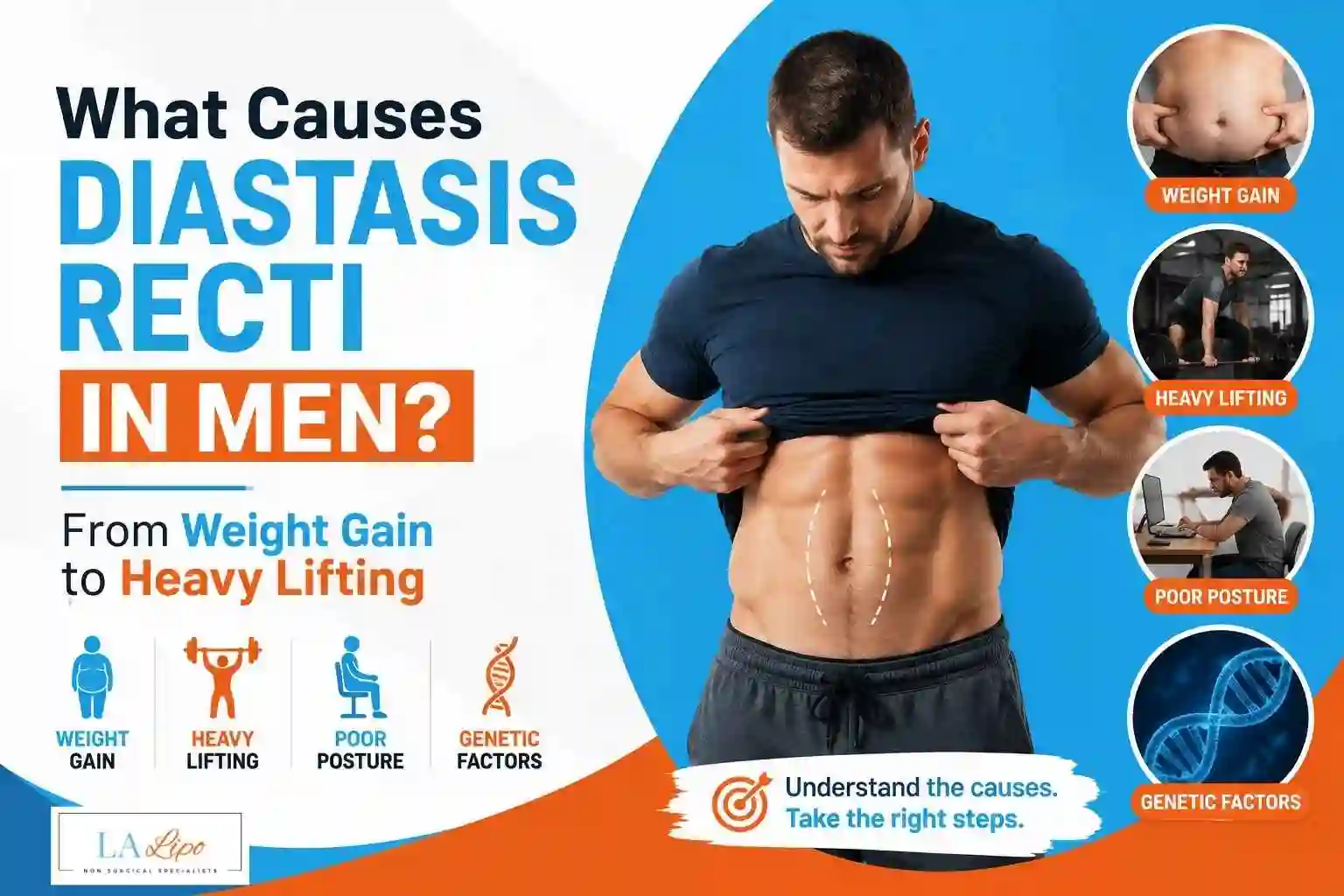 What Causes Diastasis Recti in Men? From Weight Gain to Heavy Lifting Yeading